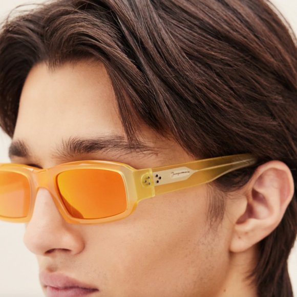 Jacquemus Les Lunettes Altu Orange Contrast Sunglasses Ssense Unisex JQUF-MA37 main image 9